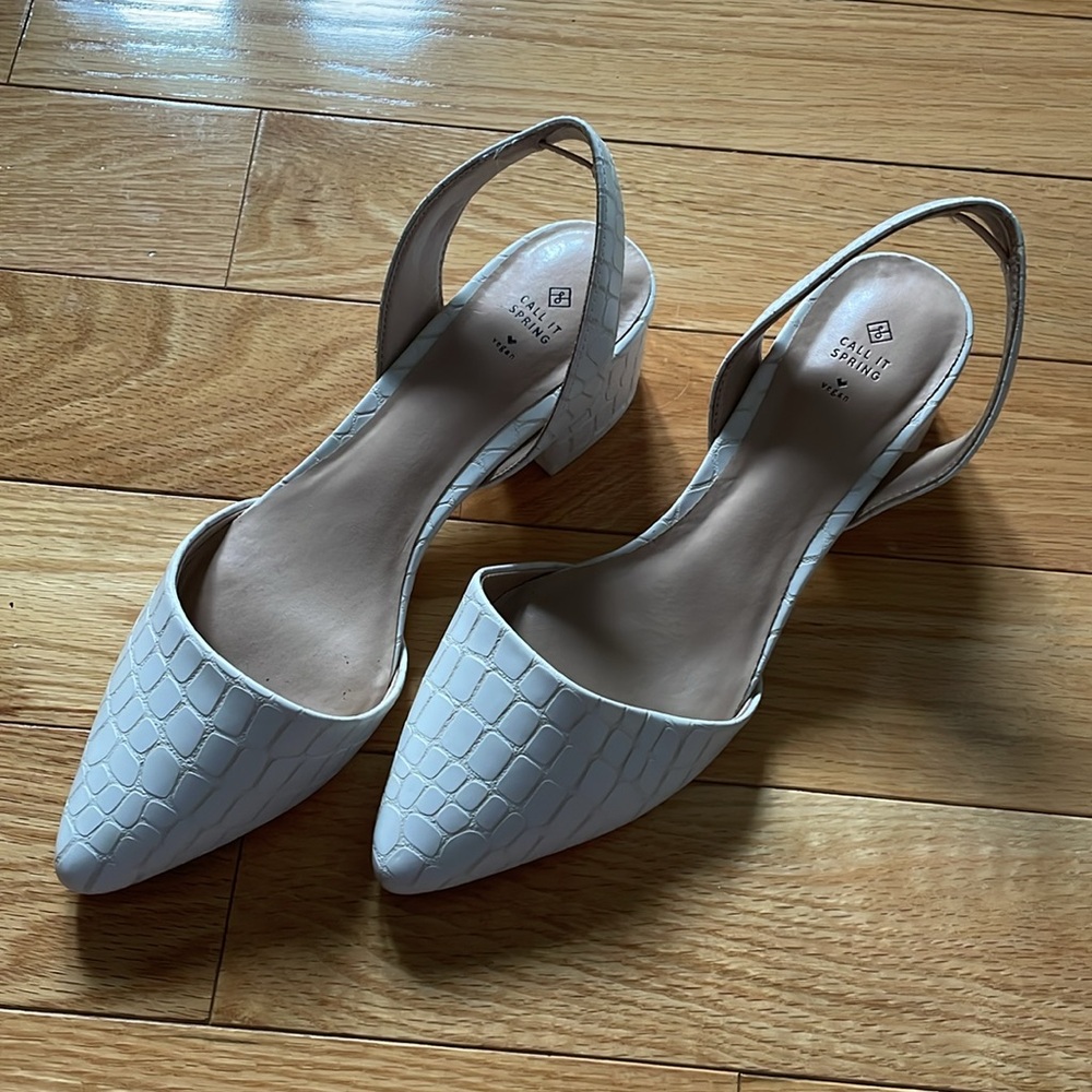 Call it Spring Sling Back Block Heels - Picture 2 of 6